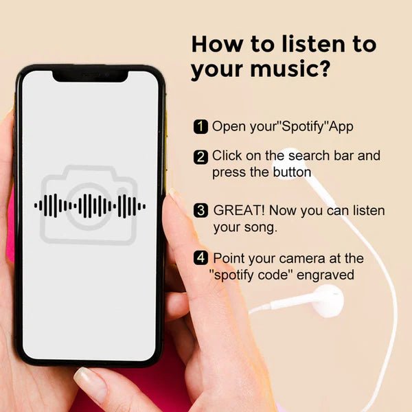 Customizable Spotify Music Plaque in Heart Shaped Photo with Night Light - Customizable Love