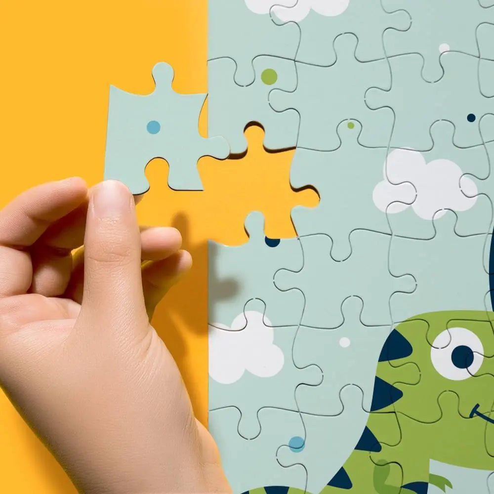 Dinosaur Custom Photo puzzle with Name and Photo - Customizable Love