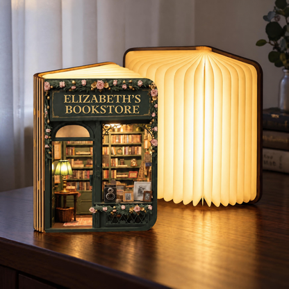 Cutomizable Foldable LED Magic Book Lamp