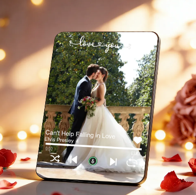 Customizable Photo Music Frame with Song