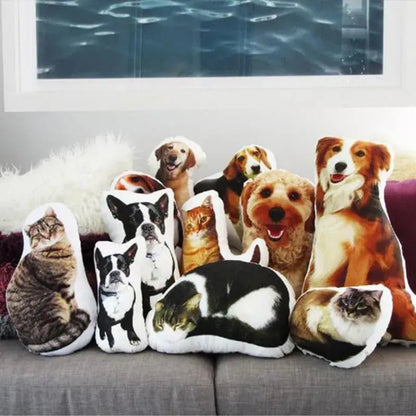 Customizable 3D Photo Pet pillow - Customizable Love