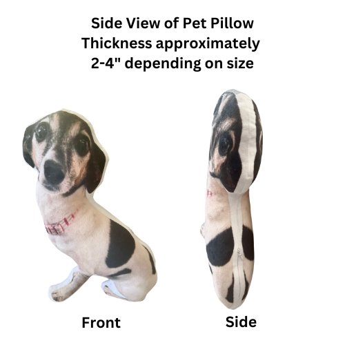 Customizable 3D Photo Pet pillow - Customizable Love