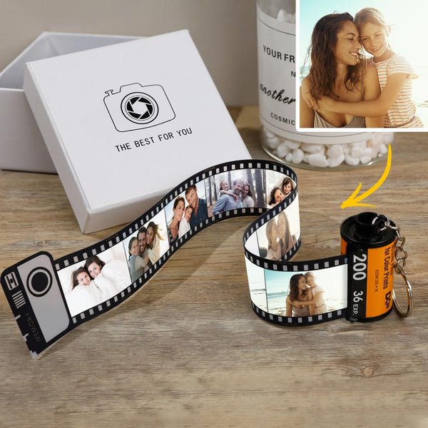 Customizable Film Photo Roll Keychain - 10 photos - Customizable Love