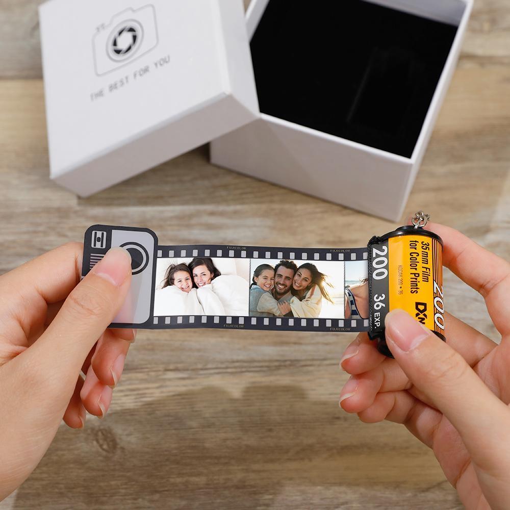 Customizable Film Photo Roll Keychain - 10 photos - Customizable Love