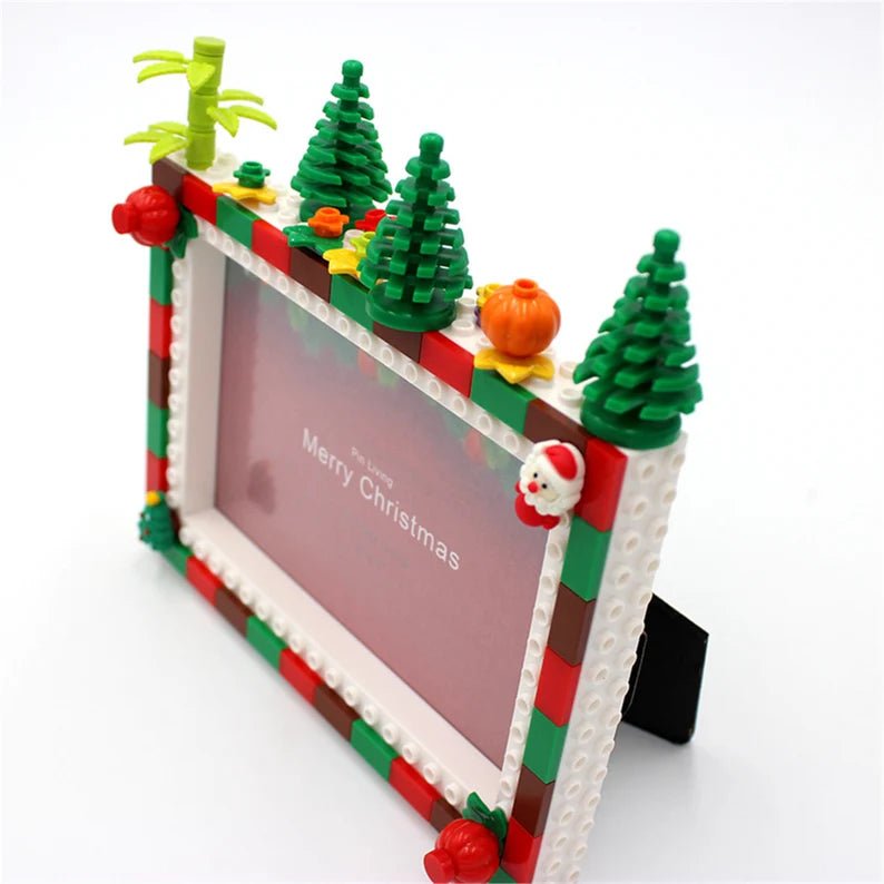 Customizable Holiday Building Block Photo Frame - Customizable Love