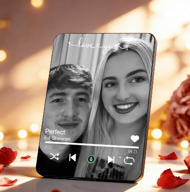 Customizable Photo Music Frame with Song - Customizable Love