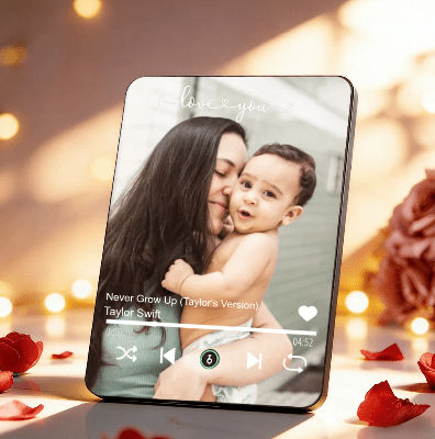 Customizable Photo Music Frame with Song - Customizable Love