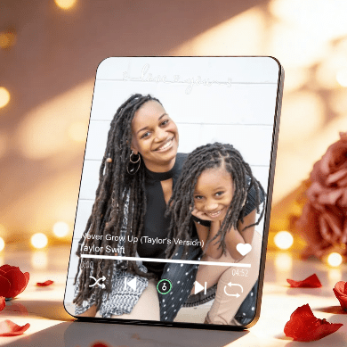 Customizable Photo Music Frame with Song - Customizable Love
