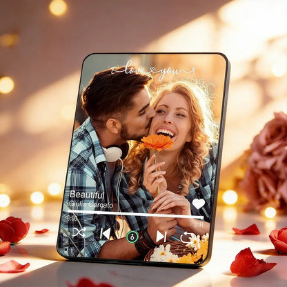 Customizable Photo Music Frame with Song - Customizable Love