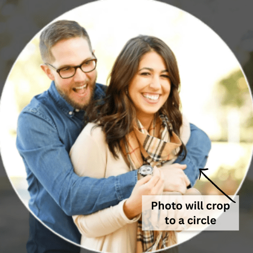 Customizable Record - Shaped Photo Music Keychain – Custom Song, Picture & Message Gift - Customizable Love