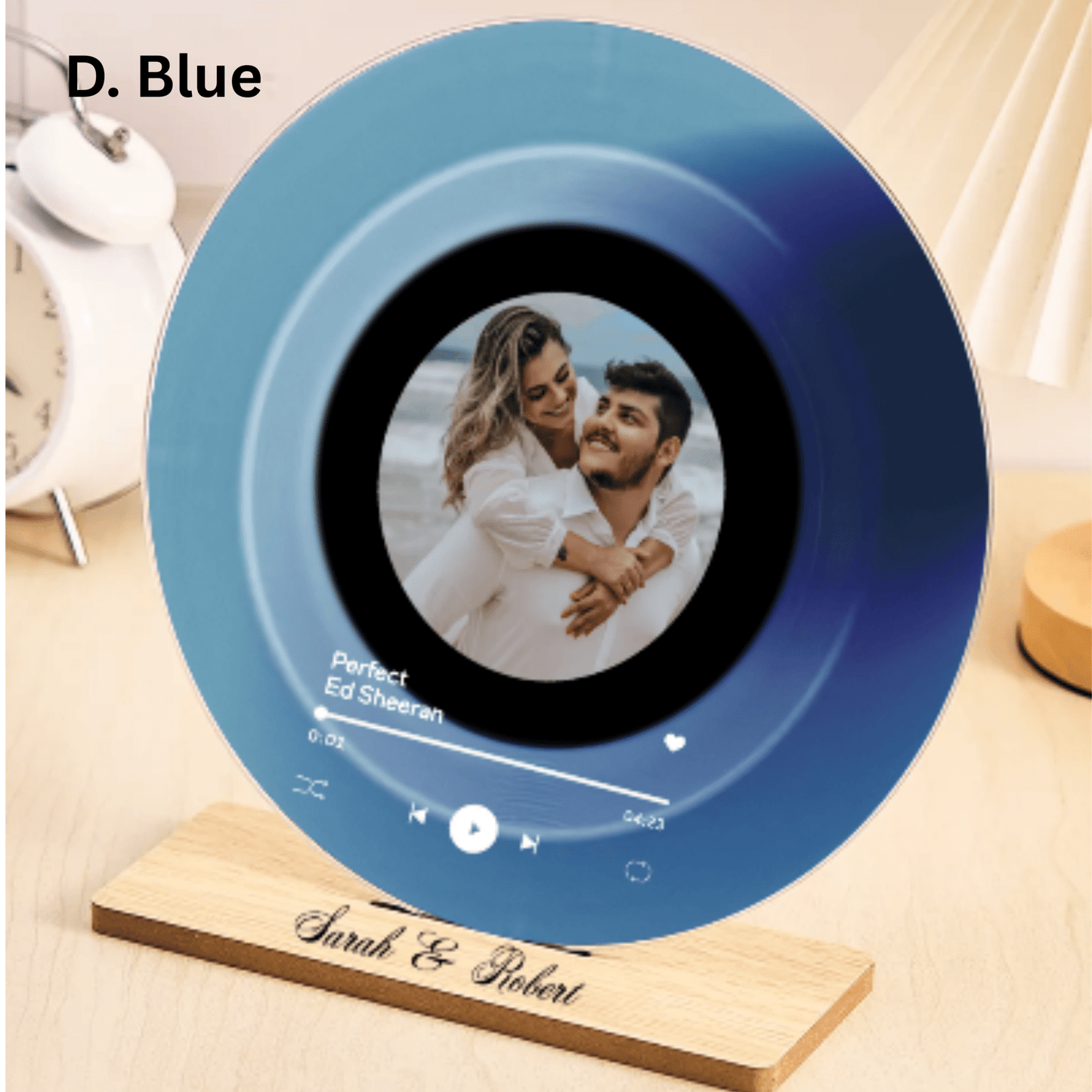 Customizable Vinyl Record with Photo and Name - Customizable Love