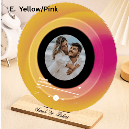 Customizable Vinyl Record with Photo and Name - Customizable Love