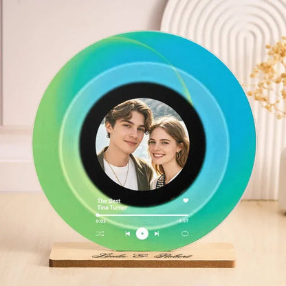 Customizable Vinyl Record with Photo and Name - Customizable Love