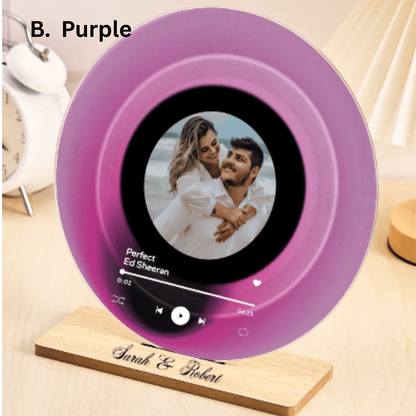Customizable Vinyl Record with Photo and Name - Customizable Love