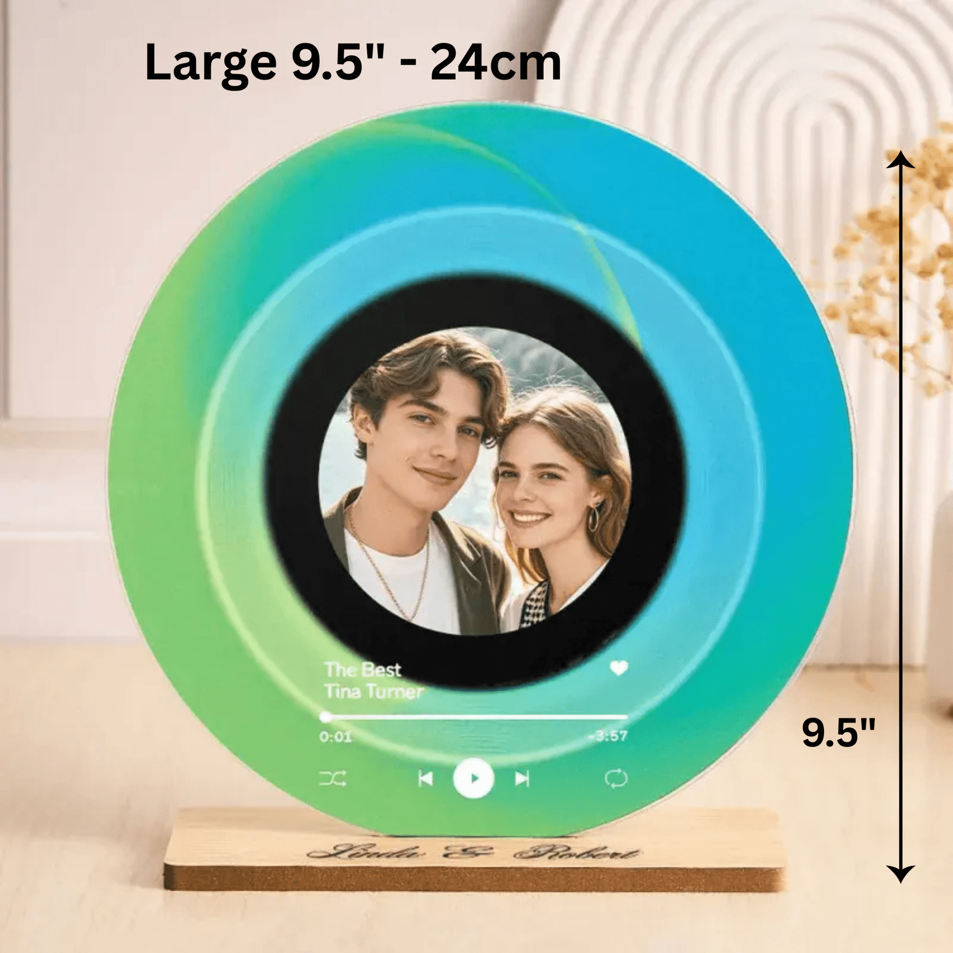 Customizable Vinyl Record with Photo and Name - Customizable Love