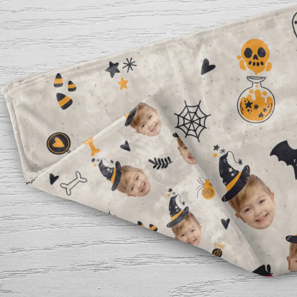 Customizable Halloween Photo Blanket
