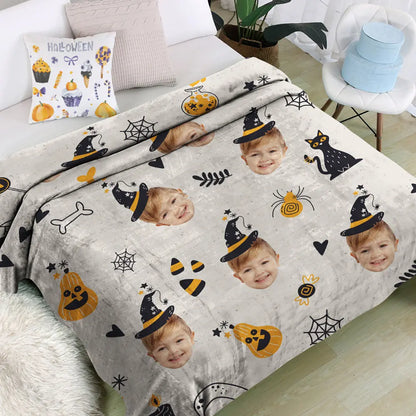 Customizable Halloween Photo Blanket